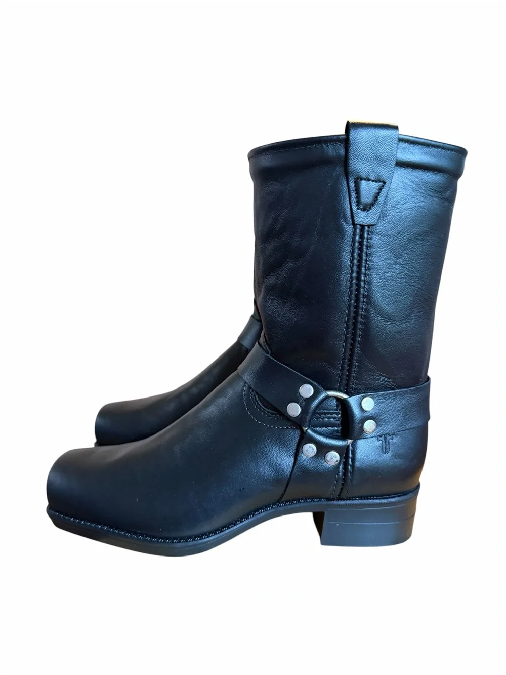 Frye NEW Youth Vintage Small Frye Pull On Harness Boots Black Size 2.5 #267086